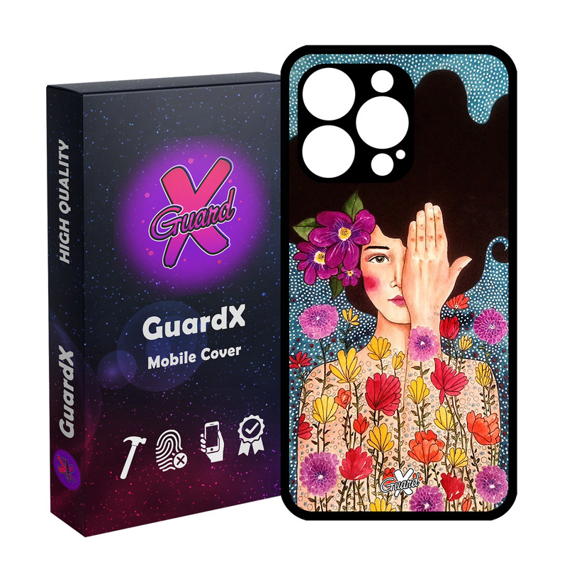 کاور گارد ایکس طرح دختر مدل Glass10144 مناسب برای گوشی موبایل اپل iPhone 13 Pro