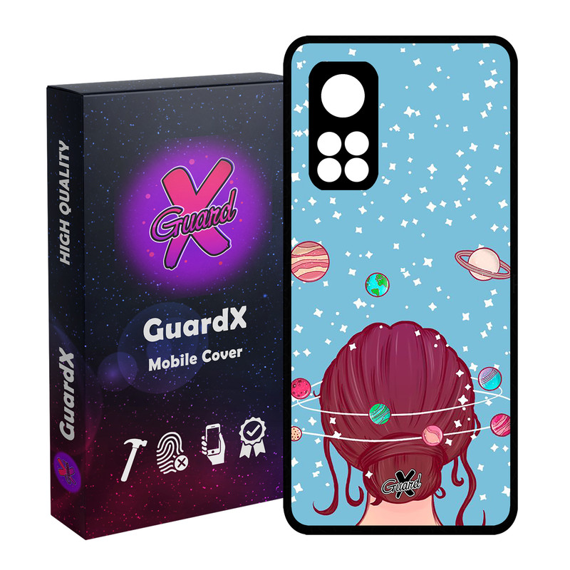 کاور گارد ایکس طرح Girl مدل Glass10211 مناسب برای گوشی موبایل شیائومی Mi 10T / Mi 10T Pro