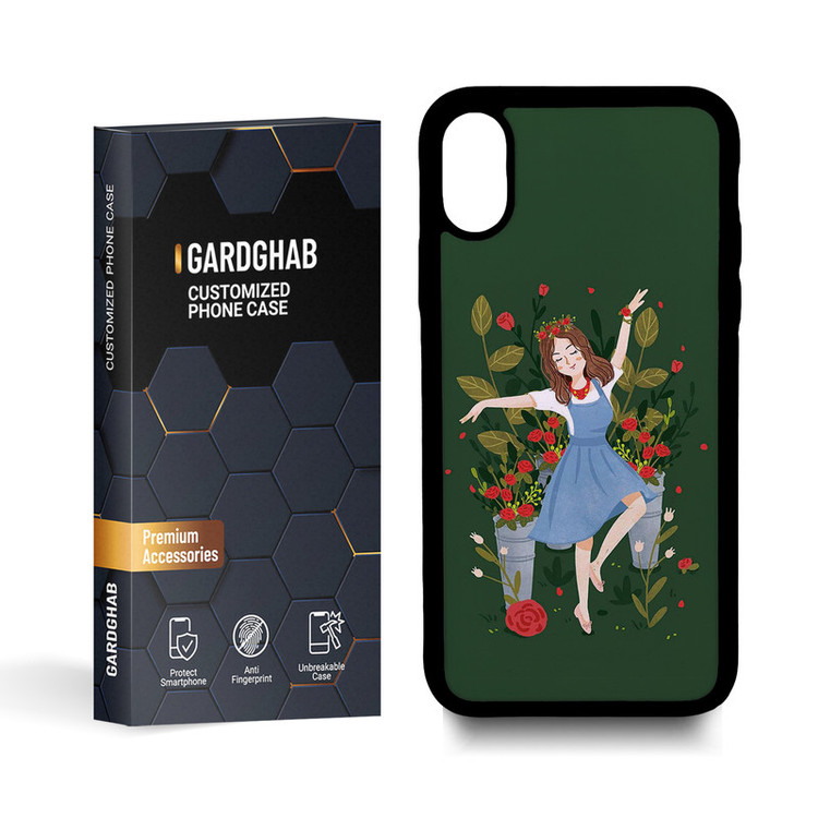 کاور گارد قاب مدل دخترانه مناسب برای گوشی موبایل اپل iphone X/XS
