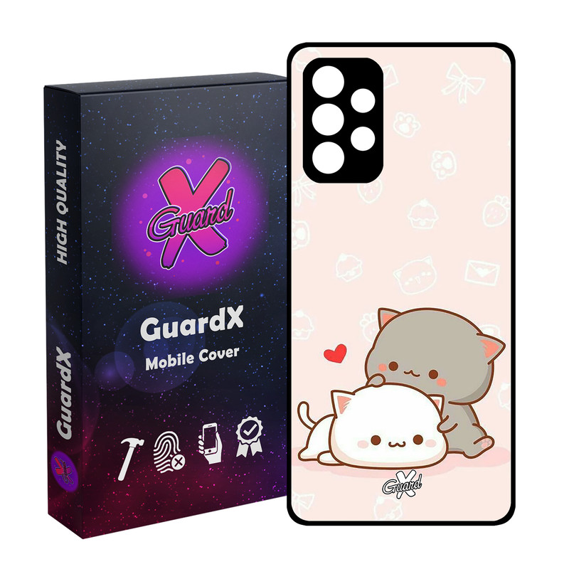 کاور گارد ایکس طرح Love مدل Glass10372 مناسب برای گوشی موبایل سامسونگ Galaxy A72