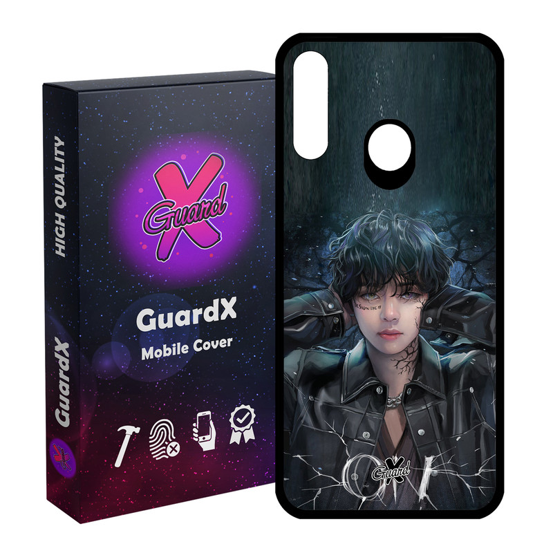 کاور گارد ایکس طرح Girl مدل Glass10374 مناسب برای گوشی موبایل سامسونگ Galaxy A20s