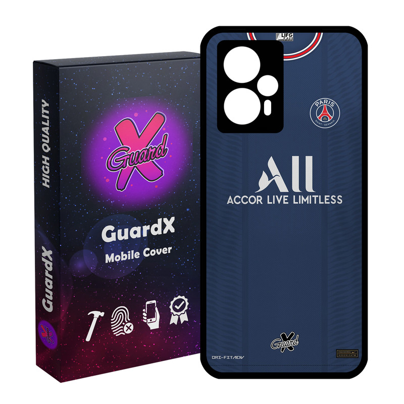 کاور گارد ایکس طرح PSG مدل Glass10360 مناسب برای گوشی موبایل شیائومی Poco F5/Redmi Note 12 Turbo