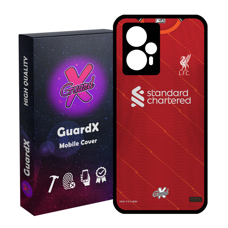 کاور گارد ایکس طرح لیورپول مدل Glass10381 مناسب برای گوشی موبایل شیائومی Poco F5/Redmi Note 12 Turbo
