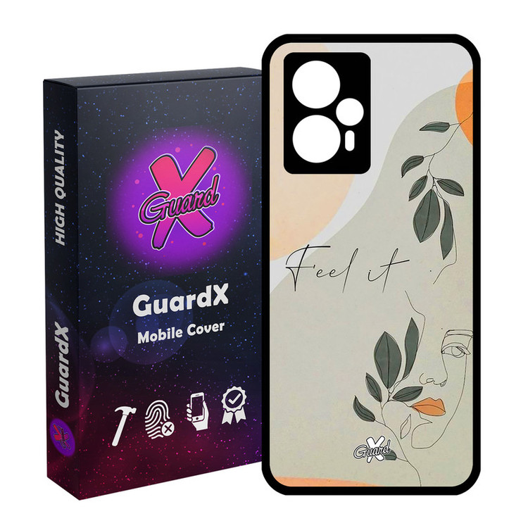 کاور گارد ایکس طرح دختر مدل Glass10387 مناسب برای گوشی موبایل شیائومی Poco F5/Redmi Note 12 Turbo