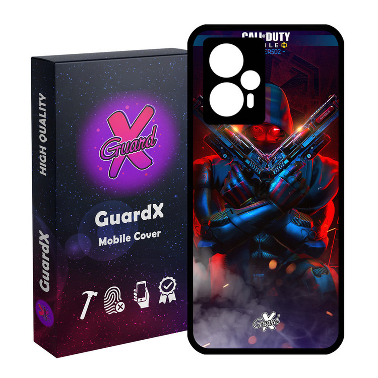 کاور گارد ایکس طرح Call Of Duty مدل Glass10388 مناسب برای گوشی موبایل شیائومی Poco F5/Redmi Note 12 Turbo