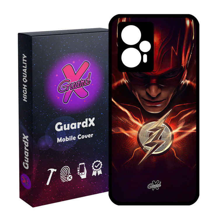 کاور گارد ایکس طرح فلش مدل Glass10599 مناسب برای گوشی موبایل شیائومی Poco F5/Redmi Note 12 Turbo