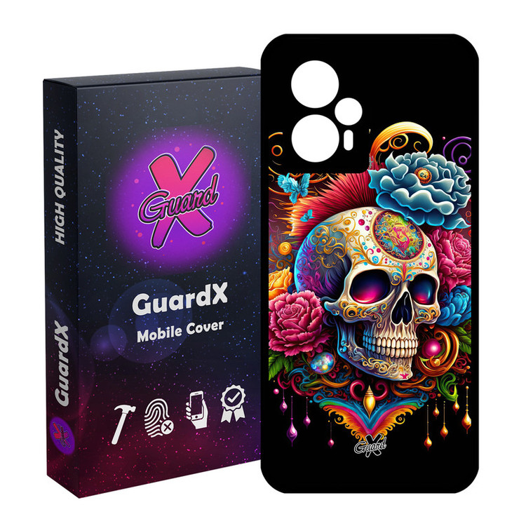 کاور گارد ایکس طرح جمجه مدل Glass10602 مناسب برای گوشی موبایل شیائومی Poco F5/Redmi Note 12 Turbo