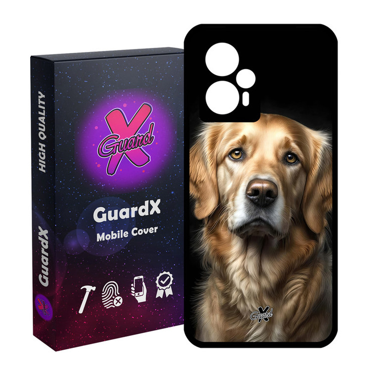 کاور گارد ایکس طرح سگ مدل Glass10607 مناسب برای گوشی موبایل شیائومی Poco F5/Redmi Note 12 Turbo