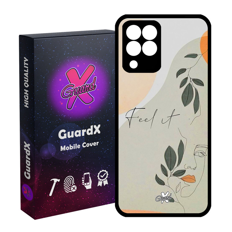 کاور گارد ایکس طرح دختر مدل Glass10387 مناسب برای گوشی موبایل سامسونگ Galaxy M33/M33 5G