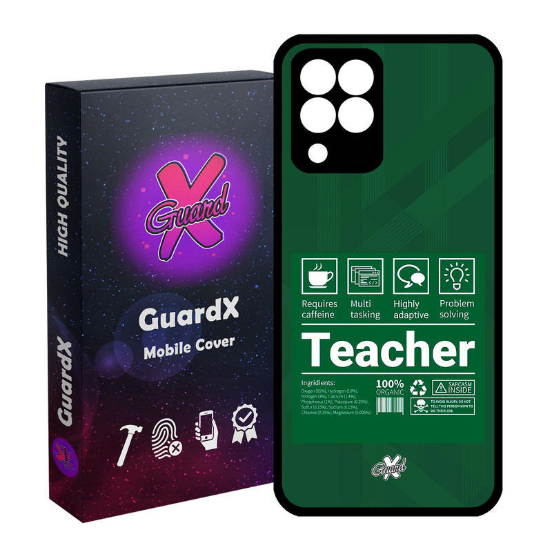 کاور گارد ایکس طرح معلم مدل Glass10537 مناسب برای گوشی موبایل سامسونگ Galaxy M33/M33 5G