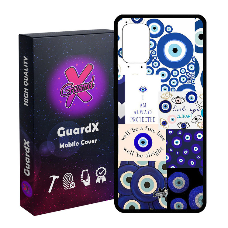 کاور گارد ایکس طرح چشم نظر مدل Glass10430 مناسب برای گوشی موبایل سامسونگ Galaxy A71 4G