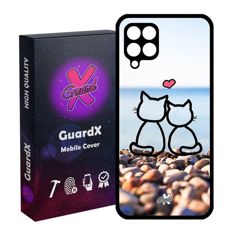کاور گارد ایکس طرح Love مدل Glass10016 مناسب برای گوشی موبایل سامسونگ Galaxy M32 4G / F22