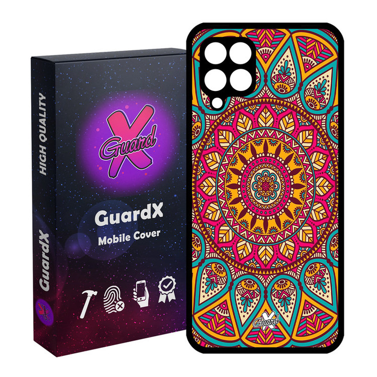 کاور گارد ایکس طرح Mandala مدل Glass10131 مناسب برای گوشی موبایل سامسونگ Galaxy M32 4G / F22