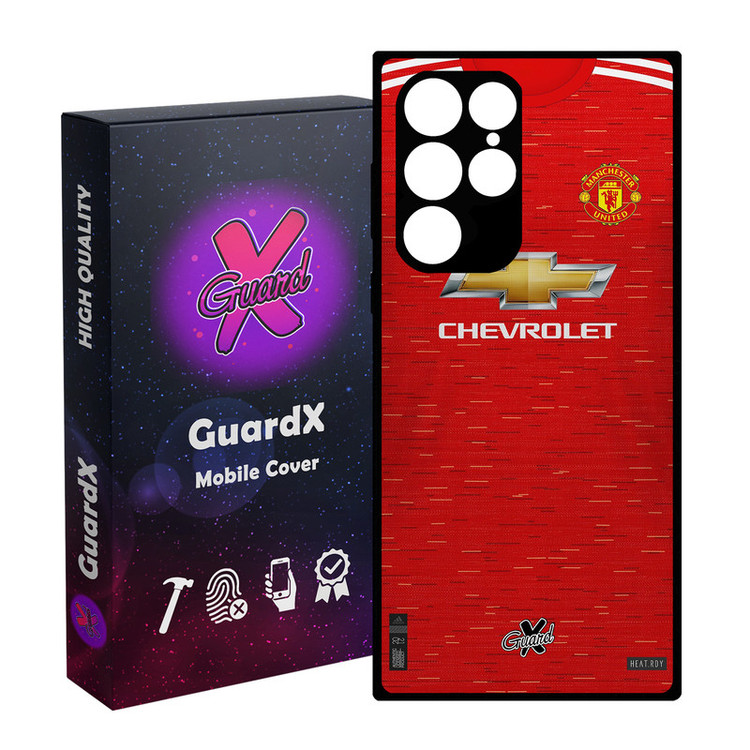 کاور گارد ایکس طرح Manchester United مدل Glass10248 مناسب برای گوشی موبایل سامسونگ Galaxy S23 Ultra