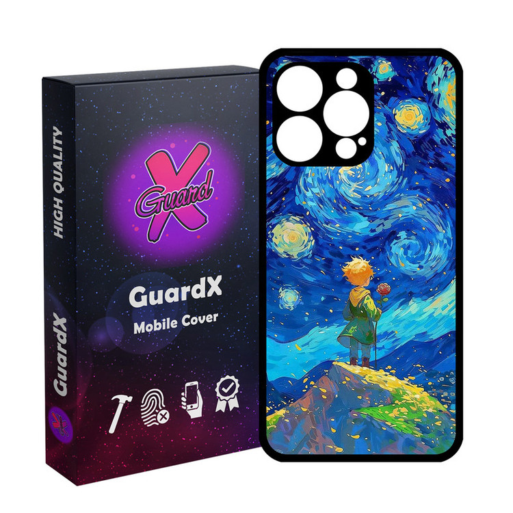 کاور گارد ایکس طرح شازده کوچولو مدل Glass10774 مناسب برای گوشی موبایل اپل iPhone 14 Pro Max