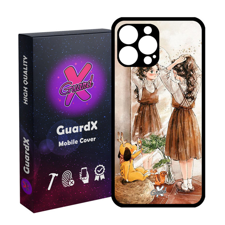 کاور گارد ایکس طرح Girl مدل Glass10306 مناسب برای گوشی موبایل اپل iPhone 14 Pro Max