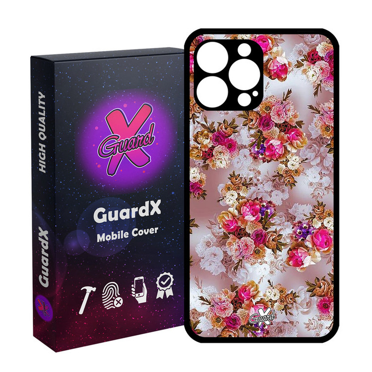 کاور گارد ایکس طرح گل مدل Glass10333 مناسب برای گوشی موبایل اپل iPhone 14 Pro Max