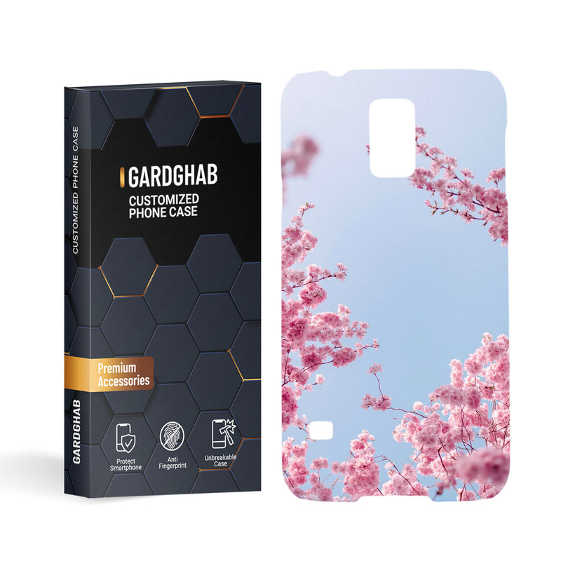 کاور گارد قاب مدل گل مناسب برای گوشی موبایل سامسونگ galaxy s5