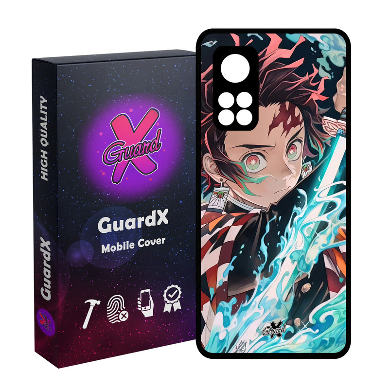 کاور گارد ایکس طرح Demon Slayer Anime مدل Glass10589 مناسب برای گوشی موبایل شیائومی Mi 10T / Mi 10T Pro