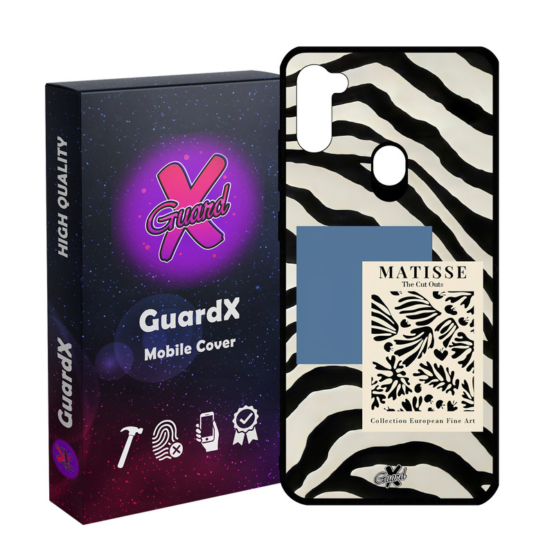 کاور گارد ایکس طرح Zebra مدل Glass10568 مناسب برای گوشی موبایل سامسونگ Galaxy A11/M11