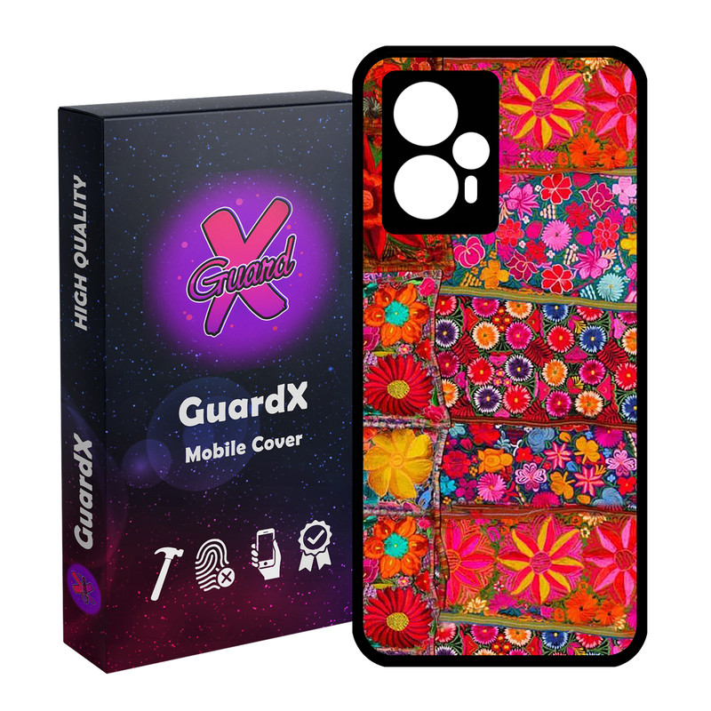 کاور گارد ایکس طرح رنگی مدل Glass10403 مناسب برای گوشی موبایل شیائومی Poco F5/Redmi Note 12 Turbo