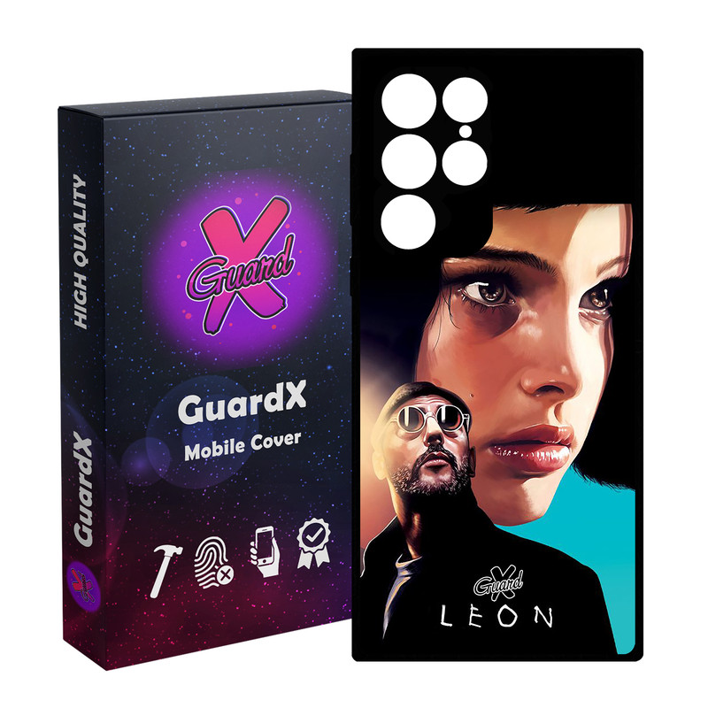 کاور گارد ایکس طرح Leon مدل Glass10322 مناسب برای گوشی موبایل سامسونگ Galaxy S23 Ultra