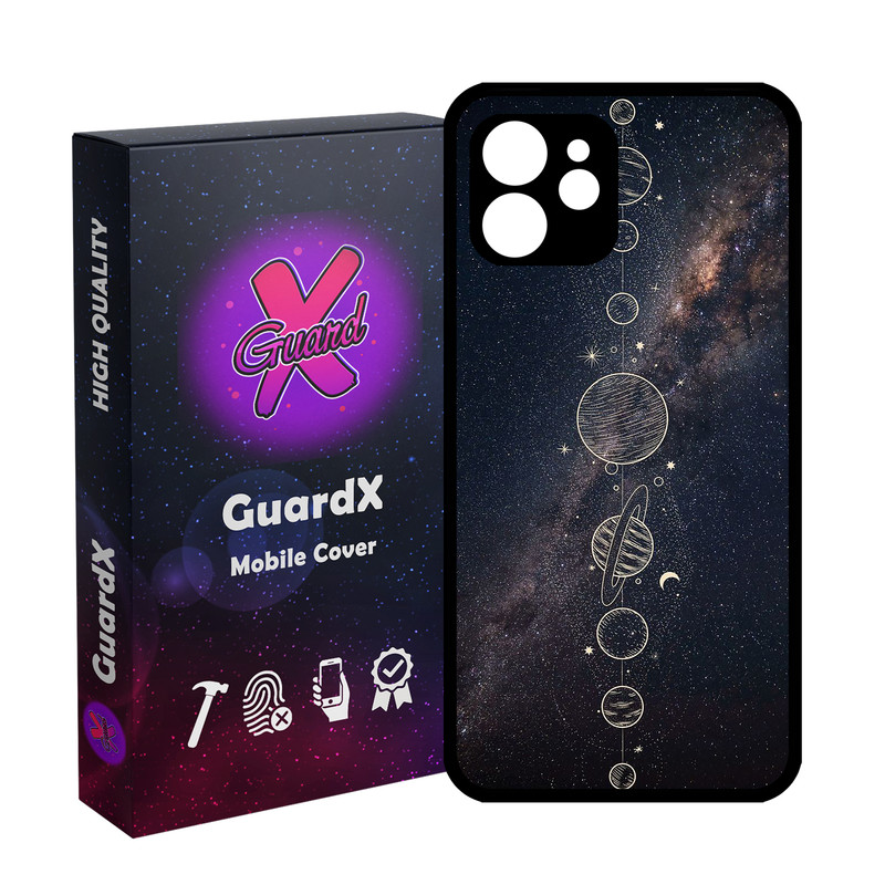 کاور گارد ایکس طرح Galaxy مدل Glass10724 مناسب برای گوشی موبایل اپل iPhone 12