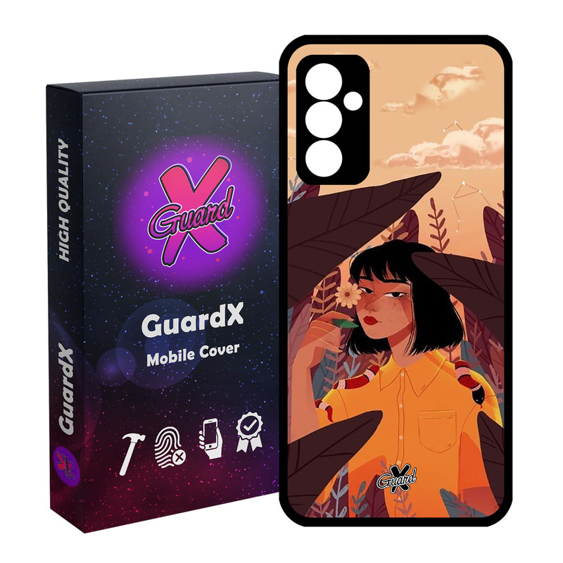 کاور گارد ایکس طرح Girl مدل Glass10327 مناسب برای گوشی موبایل سامسونگ Galaxy A55 / A55 5G