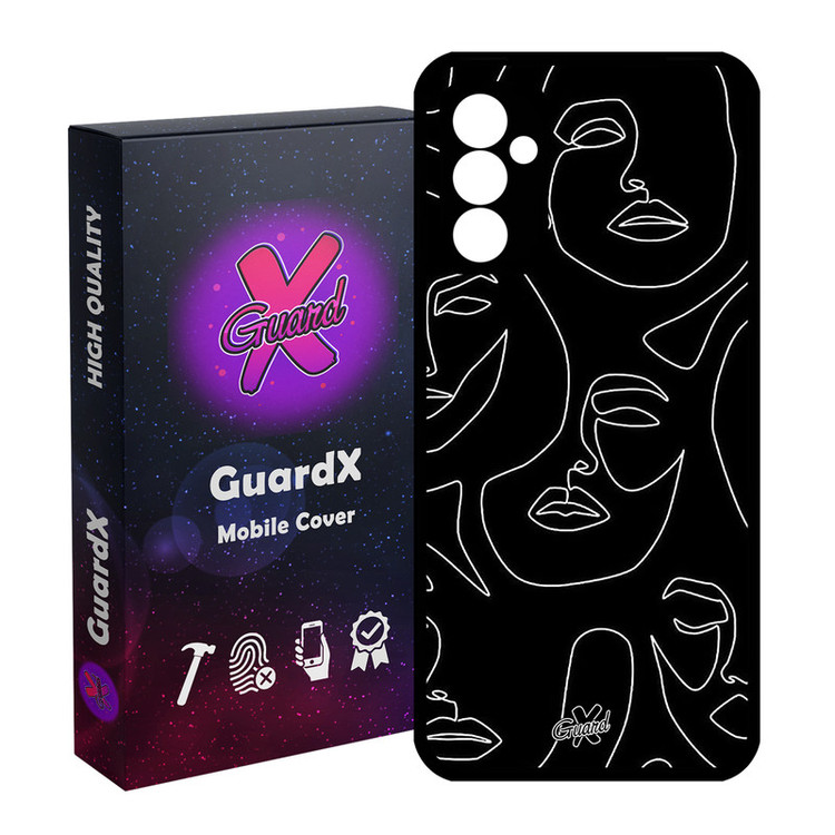 کاور گارد ایکس طرح Girl مدل Glass10392 مناسب برای گوشی موبایل سامسونگ Galaxy A14 / A14 5G