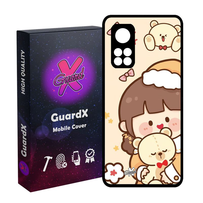 کاور گارد ایکس طرح Girl مدل Glass10524 مناسب برای گوشی موبایل شیائومی Mi 10T / Mi 10T Pro