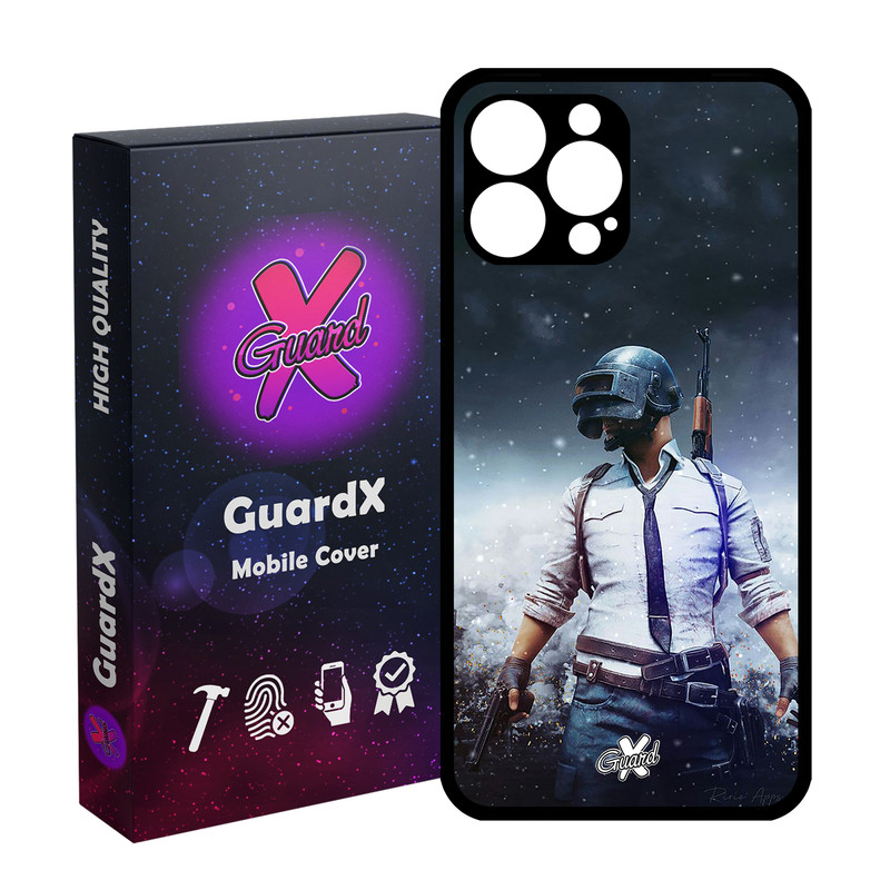 کاور گارد ایکس طرح Pubg مدل Glass10039 مناسب برای گوشی موبایل اپل iPhone 14 Pro Max