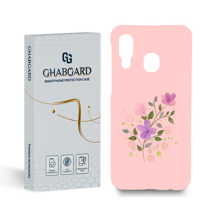 کاور قاب گارد مدل گل مناسب برای گوشی موبایل سامسونگ galaxy a40