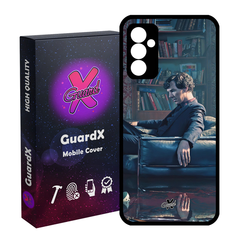 کاور گارد ایکس طرح شرلوک مدل Glass10519 مناسب برای گوشی موبایل سامسونگ Galaxy A55 / A55 5G
