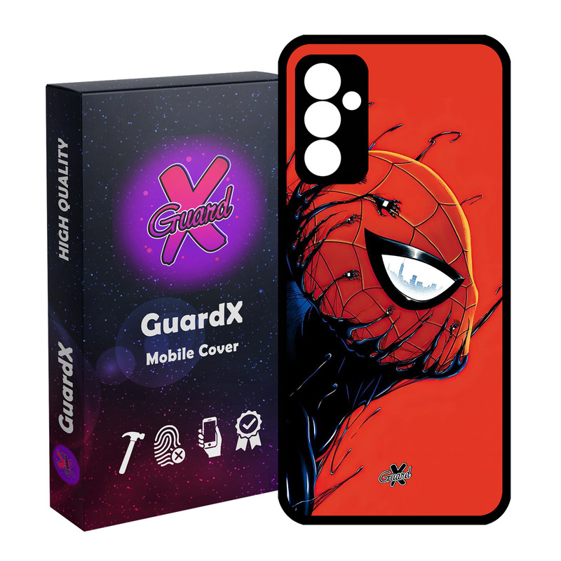 کاور گارد ایکس طرح مرد عنکبوتی مدل Glass10566 مناسب برای گوشی موبایل سامسونگ Galaxy A55 / A55 5G
