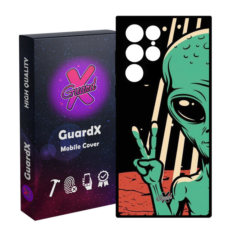 کاور گارد ایکس طرح Alien مدل Glass10499 مناسب برای گوشی موبایل سامسونگ Galaxy S23 Ultra