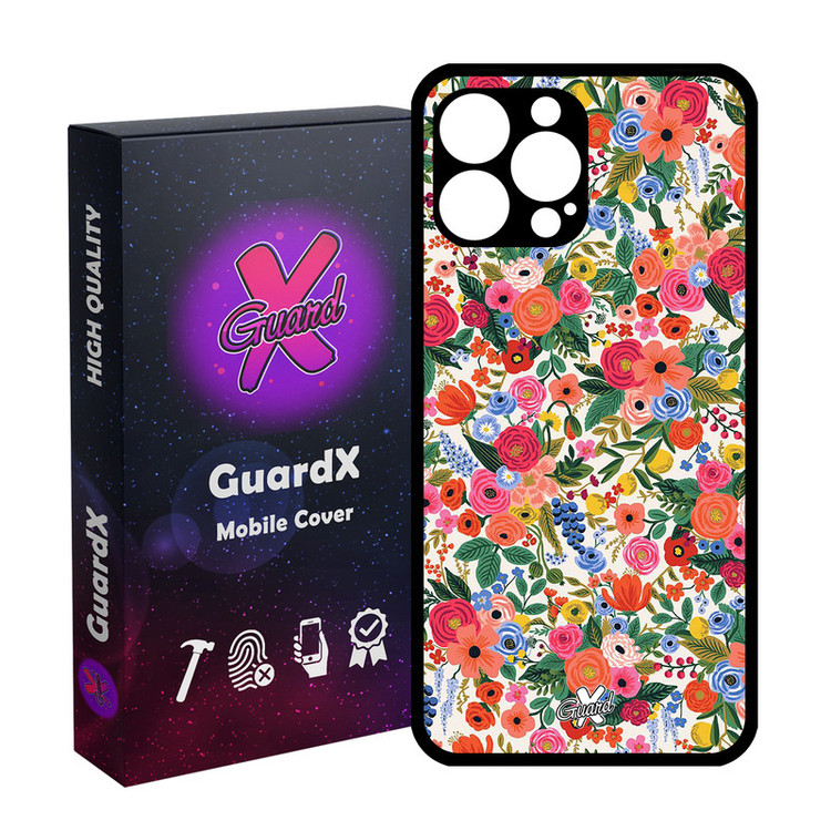 کاور گارد ایکس طرح گل مدل Glass10247 مناسب برای گوشی موبایل اپل iPhone 12 Pro Max