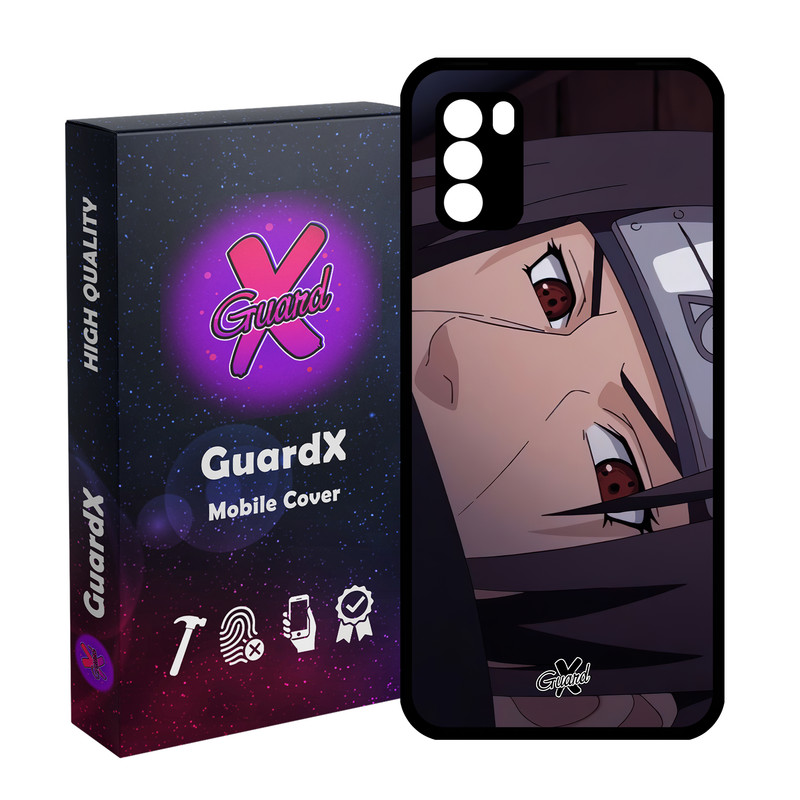 کاور گارد ایکس طرح Itachi Anime مدل Glass10475 مناسب برای گوشی موبایل شیائومی Poco M3