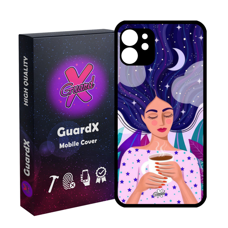 کاور گارد ایکس طرح Girl مدل Glass10658 مناسب برای گوشی موبایل اپل iPhone 11