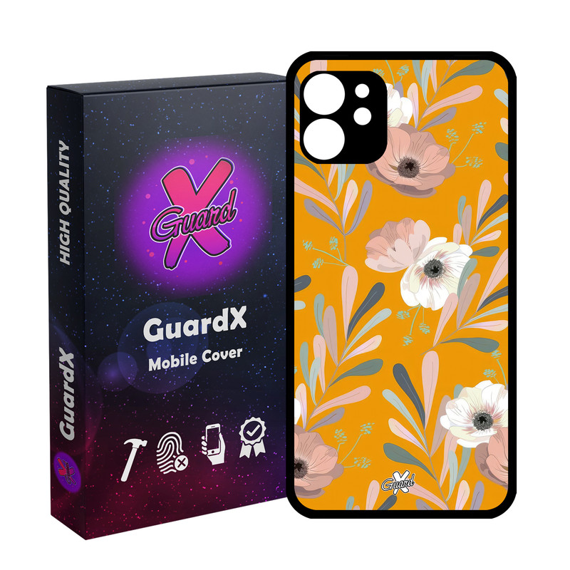 کاور گارد ایکس طرح Flower مدل Glass10647 مناسب برای گوشی موبایل اپل iPhone 11