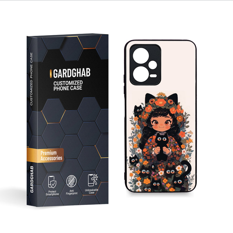 کاور گارد قاب مدل دخترانه مناسب برای گوشی موبایل شیائومی Redmi Note 12 5G / Poco X5 5G