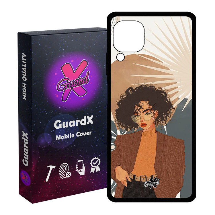 کاور گارد ایکس طرح Girl مدل Glass10369 مناسب برای گوشی موبایل هوآوی Nova 7i / Nova 6 SE / P40 Lite