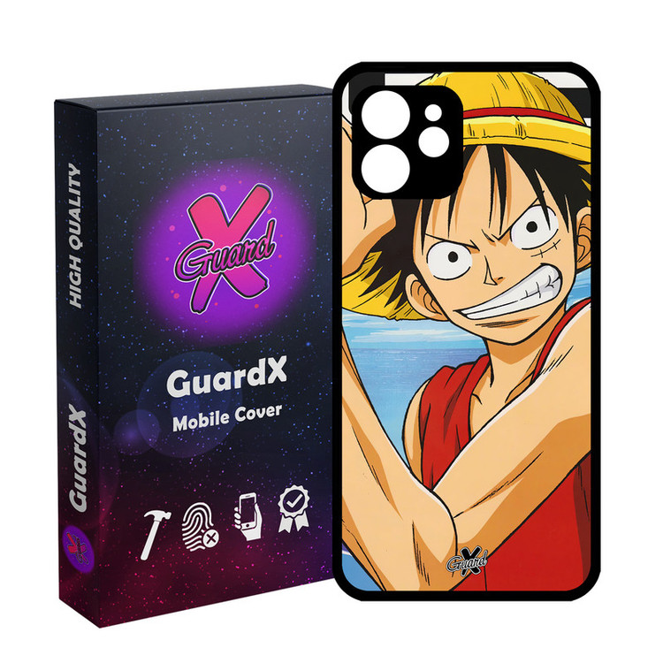 کاور گارد ایکس طرح Luffy Anime مدل Glass10593 مناسب برای گوشی موبایل اپل iPhone 12