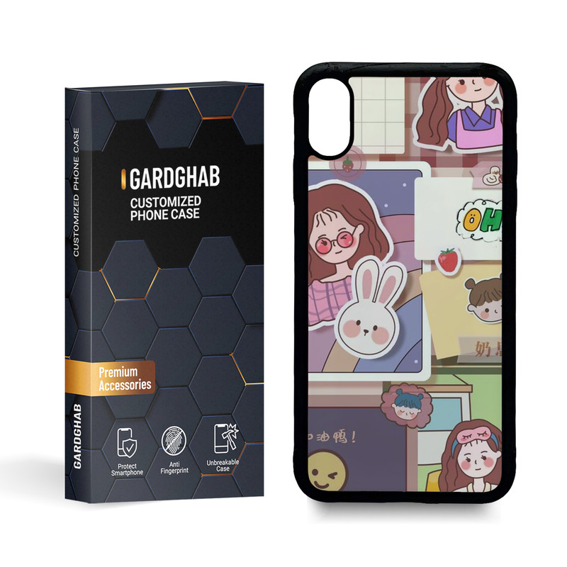 کاور گارد قاب مدل فانتزی مناسب برای گوشی موبایل اپل iphone xs max
