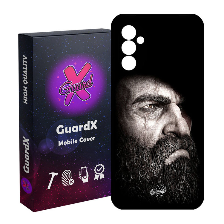 کاور گارد ایکس طرح God of War مدل Glass10100 مناسب برای گوشی موبایل سامسونگ Galaxy A14 / A14 5G