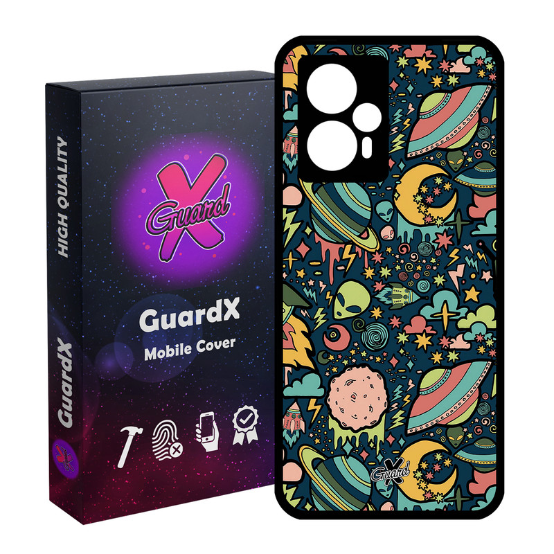 کاور گارد ایکس طرح Galaxy مدل Glass10191 مناسب برای گوشی موبایل شیائومی Poco F5/Redmi Note 12 Turbo