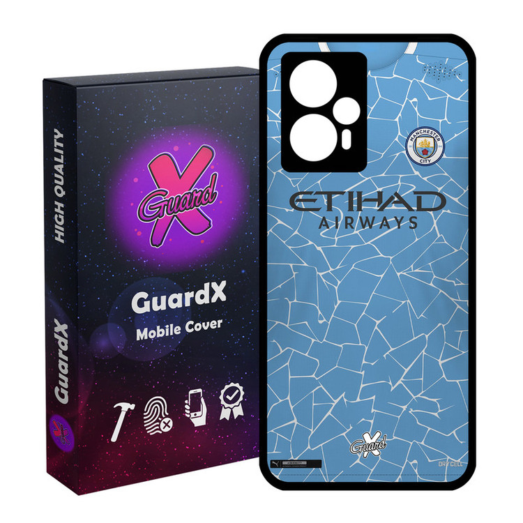 کاور گارد ایکس طرح Manchester City مدل Glass10249 مناسب برای گوشی موبایل شیائومی Poco F5/Redmi Note 12 Turbo