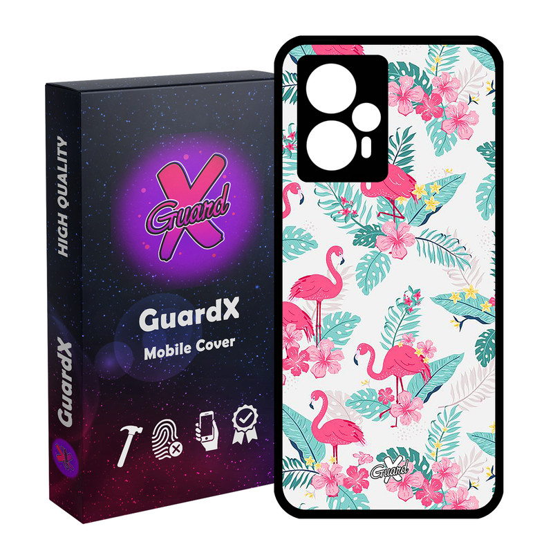 کاور گارد ایکس طرح فلامینگو مدل Glass10274 مناسب برای گوشی موبایل شیائومی Poco F5/Redmi Note 12 Turbo