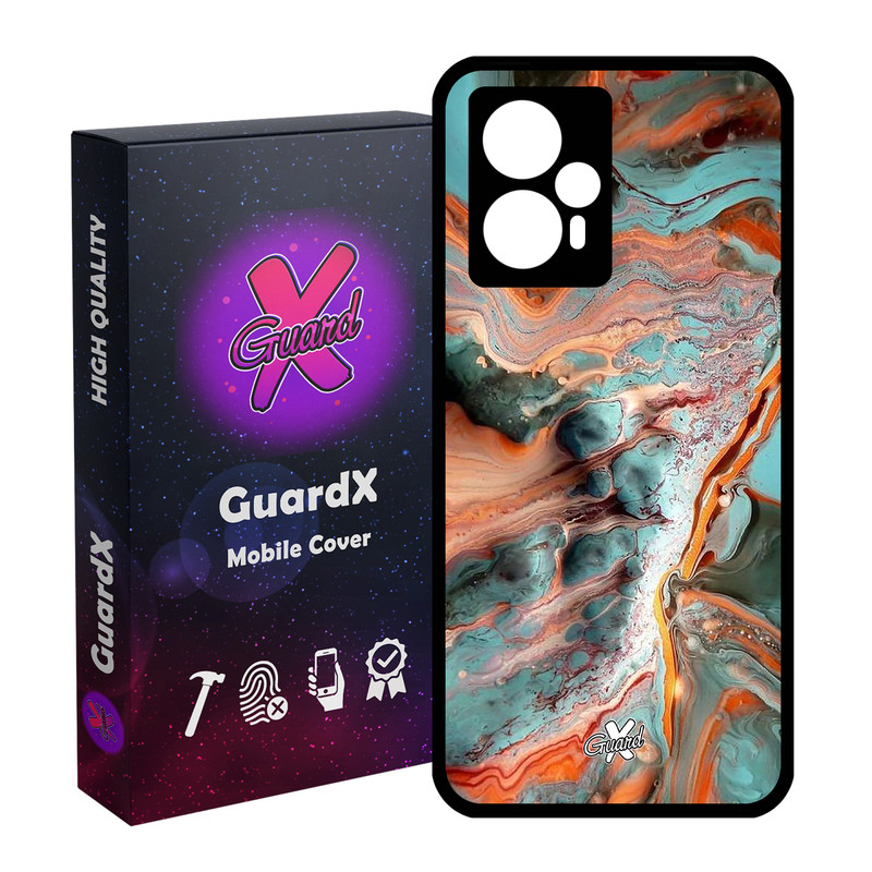 کاور گارد ایکس طرح ماربل مدل Glass10281 مناسب برای گوشی موبایل شیائومی Poco F5/Redmi Note 12 Turbo