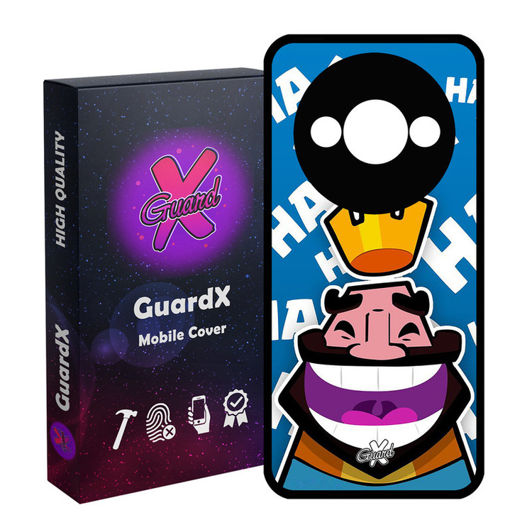 کاور گارد ایکس طرح Clash Royale مدل قاب Glass10036 مناسب برای گوشی موبایل شیائومی Redmi A3 4G/ A3X 4G/ Poco C61