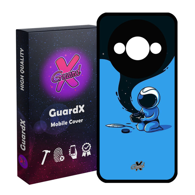 کاور گارد ایکس طرح Galaxy مدل قاب Glass10052 مناسب برای گوشی موبایل شیائومی Redmi A3 4G/ A3X 4G/ Poco C61